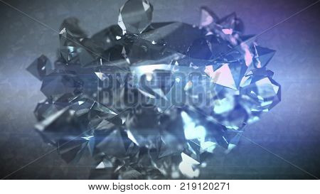 Heap Of Dazzling Diamonds