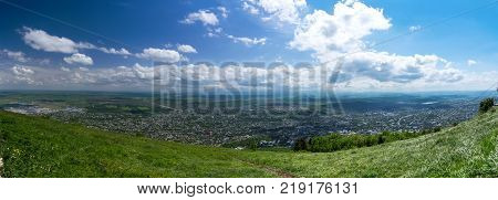 Panoramic view of Pyatigorsk in Stavropol Krai Russia