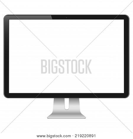 Computer screen vector illustration. To present your application.