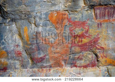 Rock drawing of Cerca Grande - Matozinhos (MG) Brazil