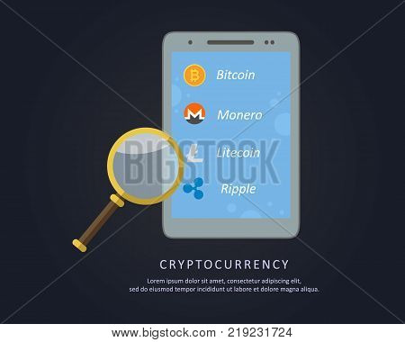 Blockchain background style collection stock vector illustration