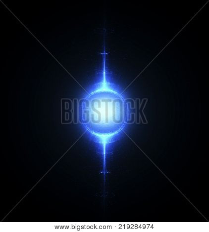 Nuclear fusion and high power energy concept.