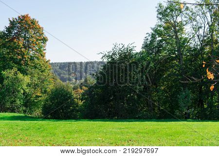 Beautiful distance view on a cleary sunny day