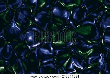 Abstract vector image with blue and green colors