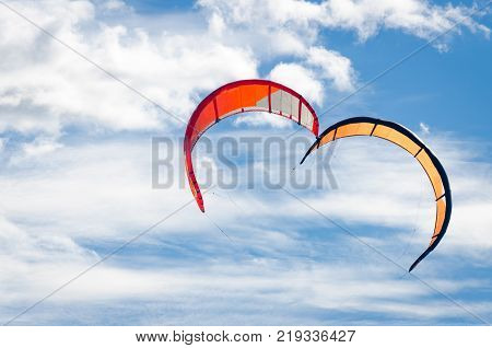 Many Kite Surfers Enjoy Their Loved Sport
