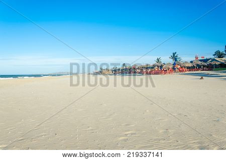 View Of A White Sand Beach In Ceara