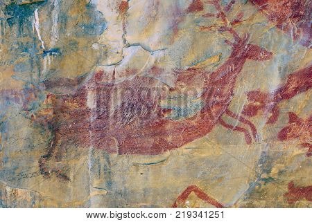 Rock drawing of Cerca Grande - Matozinhos (MG) Brazil