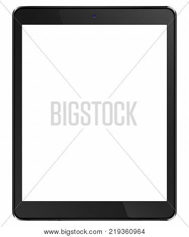 Tablet computer black. To present your application. Vector.