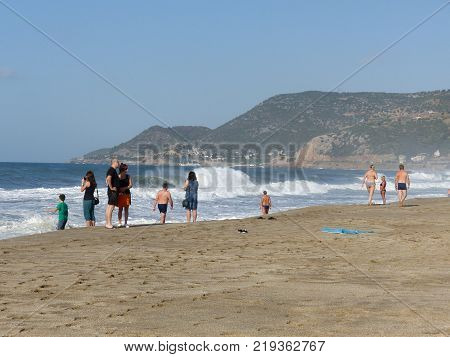 Cleopatra Beach After Rain, Alanya, Turkey