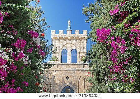 Beit Jimal (or Beit Jamal) Catholic monastery near Beit Shemesh, Israel