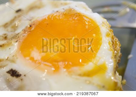 Very Delicious Food, Crispy Bacon With Fried Egg