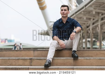 Confident Young Business Owner Portrait Concept.