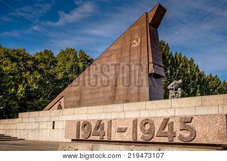 Berlin, Germany - September 23, 2015: Holocaust Memorial, Berlin, Germany, Europe