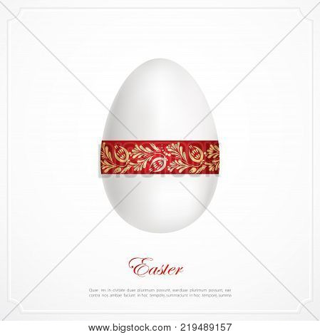 Floral Easter Egg.