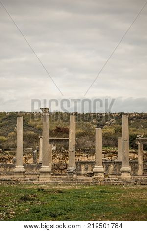 Carved Stonework In Ancient Town