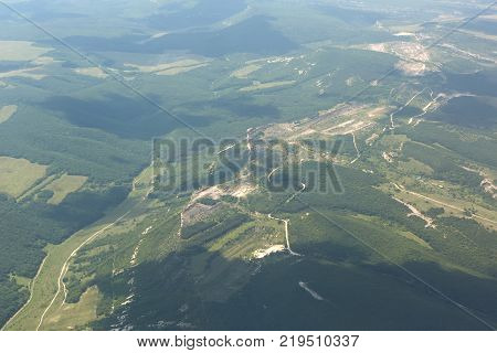 White rock, or Ak-Kaya - a rock in the Crimea, is located near the village of White Rock of Belogorsky district
