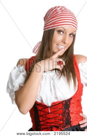 Sexig pirat flicka