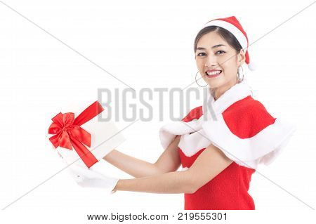 Aduits, Asian, Background, Beautiful, Box, Celebrate, Celebrations, Cheerful, Christmas, Claus, Conc