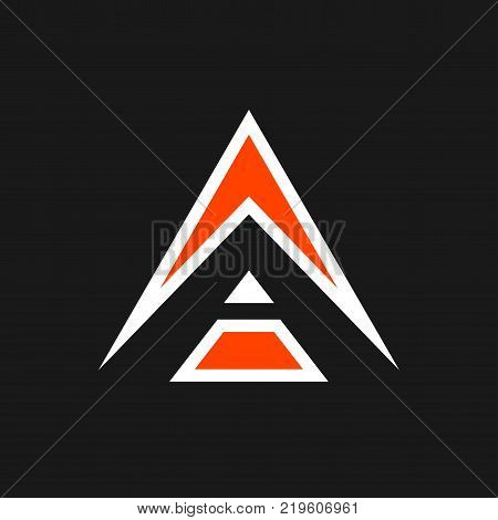 Ark cryptocurrency icon on a gray background
