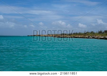 Travel photography - exotic seascape of Cubagua island (Venezuela).