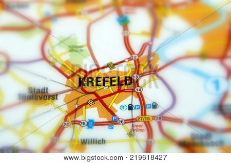 Krefeld is a city in North Rhine-Westphalia, Germany (Europe)