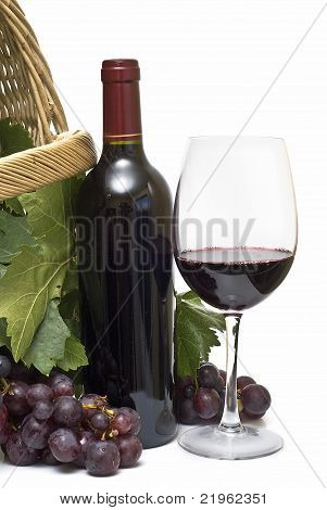 Červené víno.