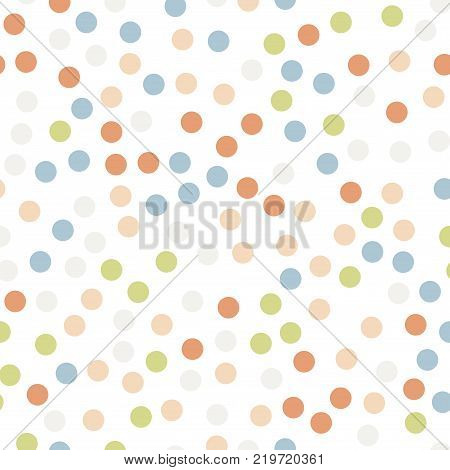 Teal Splashes Pattern. Watercolor Abstract Seamless Pattern. Background With Scattered Teal Splashes