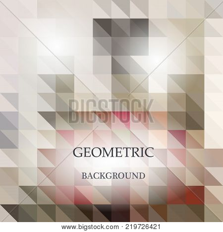 Abstract geometric rumpled triangular low poly style vector illustration graphic background. Digital vector illustration.