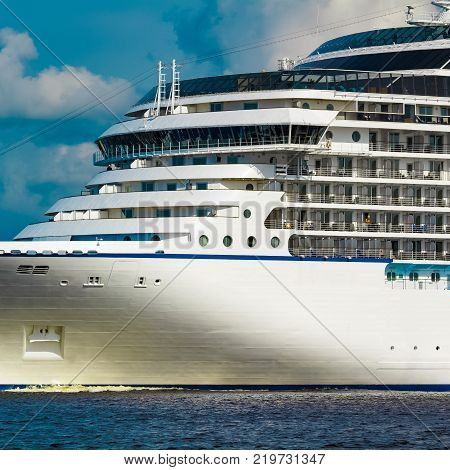 Luxury Cruise Liner In Travel
