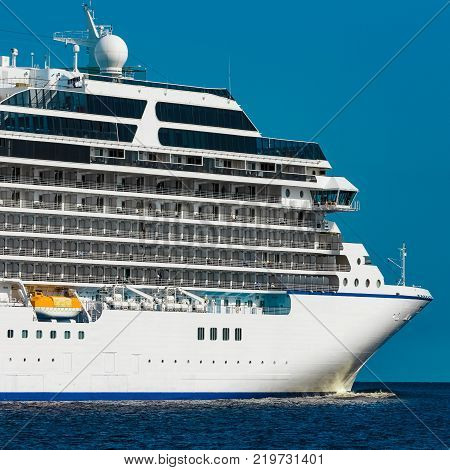 Luxury Cruise Liner In Travel
