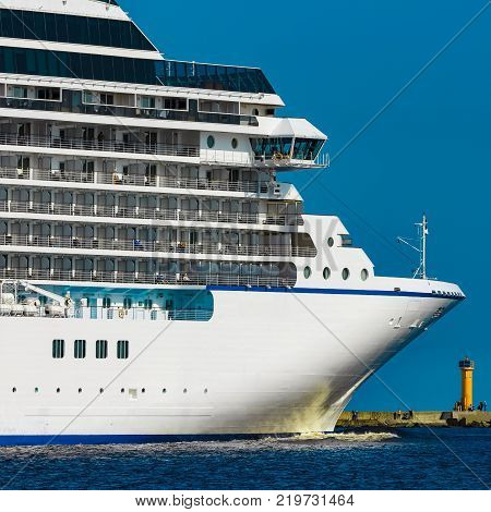 Luxury Cruise Liner In Travel
