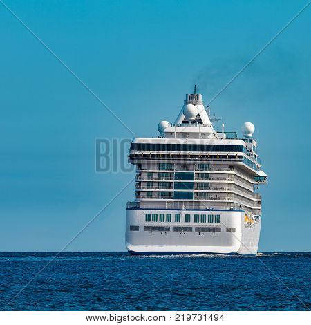 Luxury Cruise Liner In Travel
