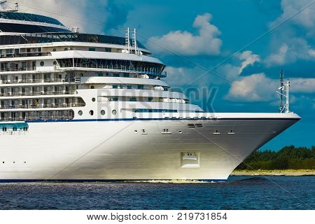 Luxury Cruise Liner In Travel