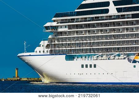 Luxury Cruise Liner In Travel