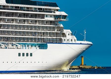 Luxury Cruise Liner In Travel