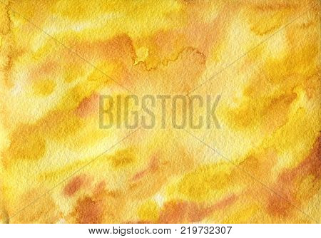 yellow amber, succinite, watercolor mineral texture, hand drawn gemstone background