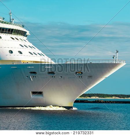Luxury Cruise Liner In Travel
