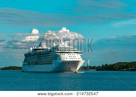 Luxury Cruise Liner In Travel