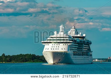 Luxury Cruise Liner In Travel