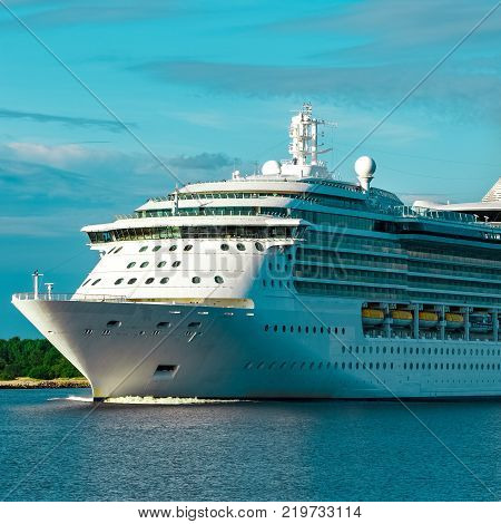 Luxury Cruise Liner In Travel