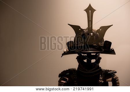 Japanese Samurai Armor shadow old culture warrior of japan