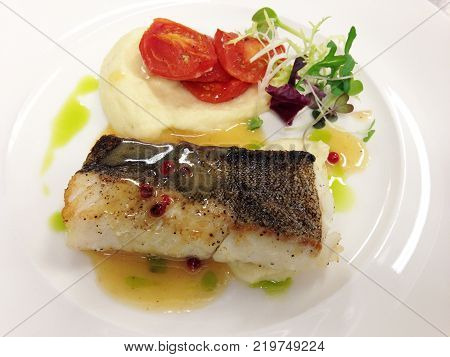 Image made by smartphone. Exotic meal on the litchen