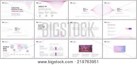 Clean and minimal presentation templates. Business infographic. Brochure cover vector design. Presentation slides for flyer, leaflet, brochure, corporate, marketing, advertising, annual report, banner.