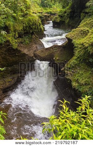 Davis Falls Is A Waterfall Located At Pokhara In Kaski District.