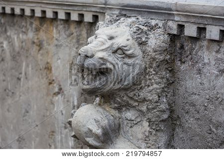 Sculpture And Carving Statue Of Angel. Creatures Of Myth And Legend.