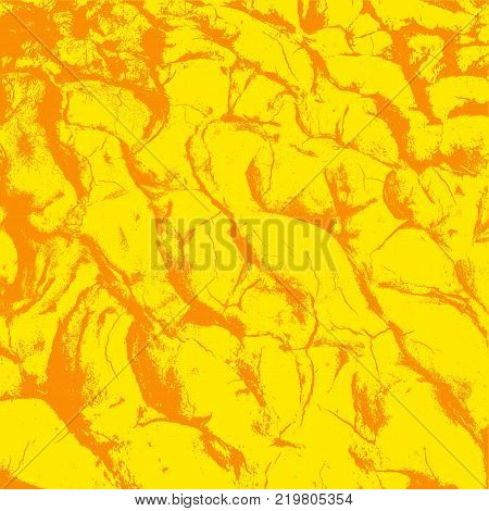 cracked clay ground into the dry season. Vector illustration.