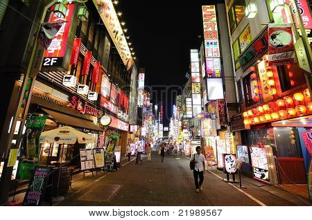 Kabukicho i Tokyo, Japan
