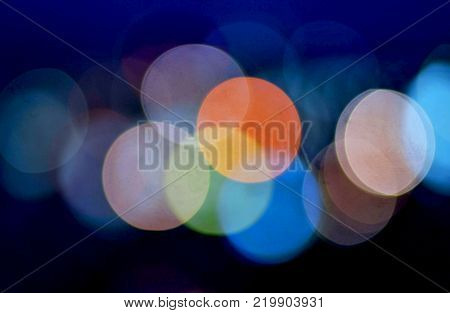 beautifil Colorful abstract of light bokeh, defouced