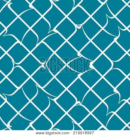 Bright blue abstract modern geometric pattern background
