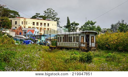 Scenic Train In Dalat, Vietnam